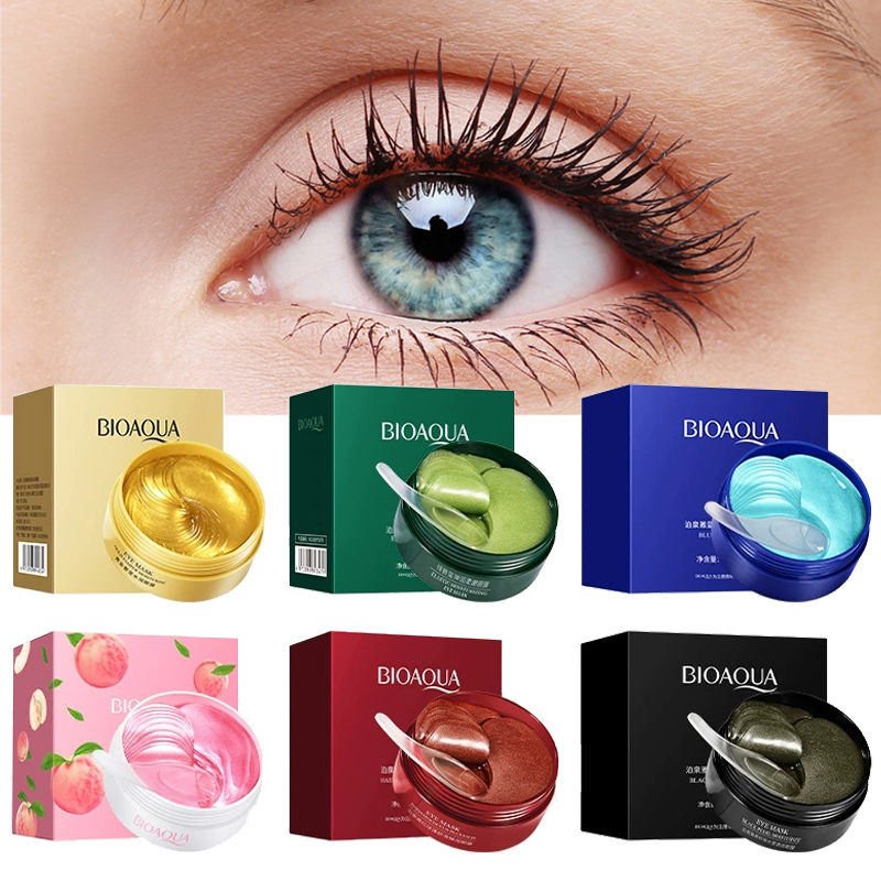 Collagen Sheet Mask - 60pcs BIOAQUA Crystal Collagen Eye Patches