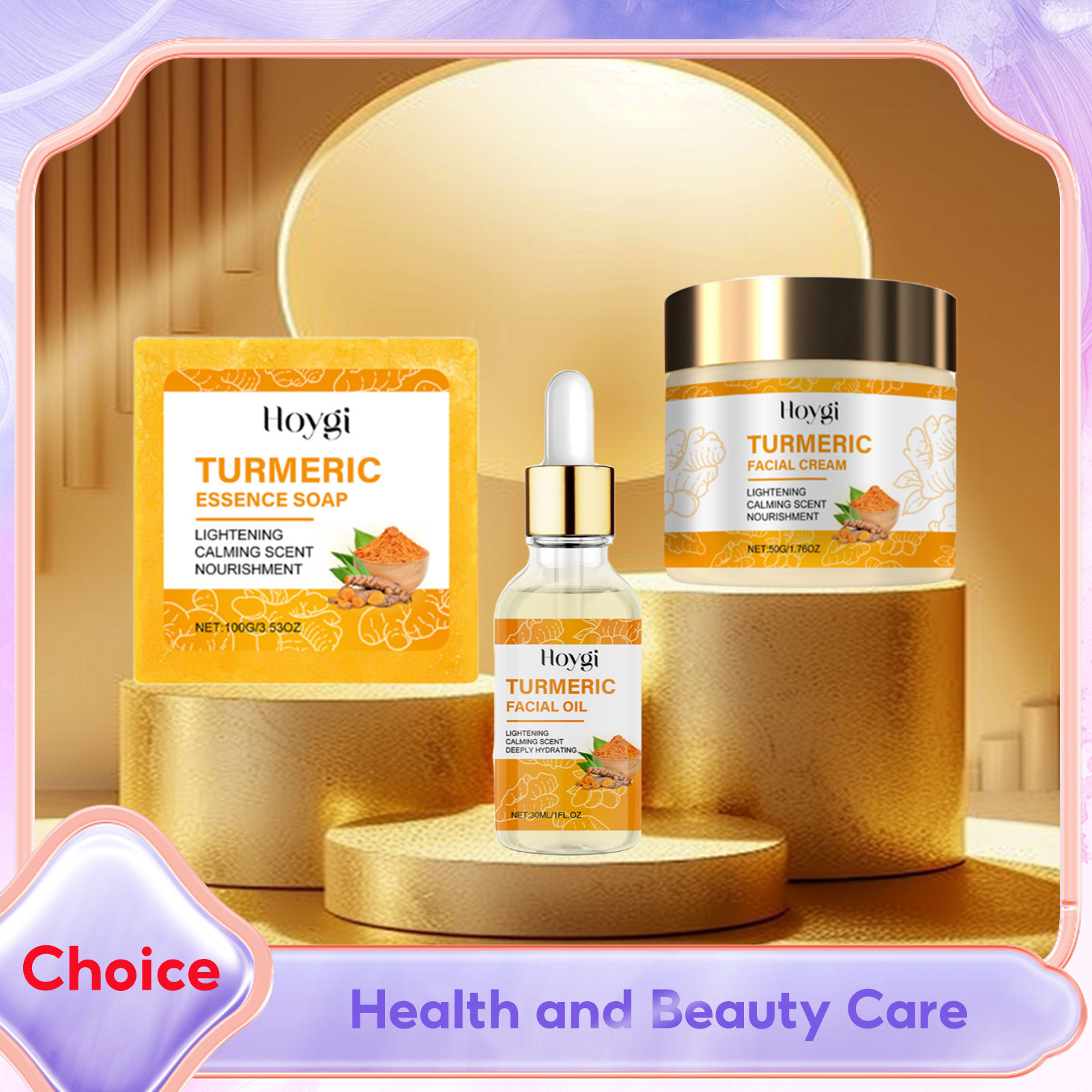 Skincare Whitening - Turmeric Skincare Set Body Soap Anti