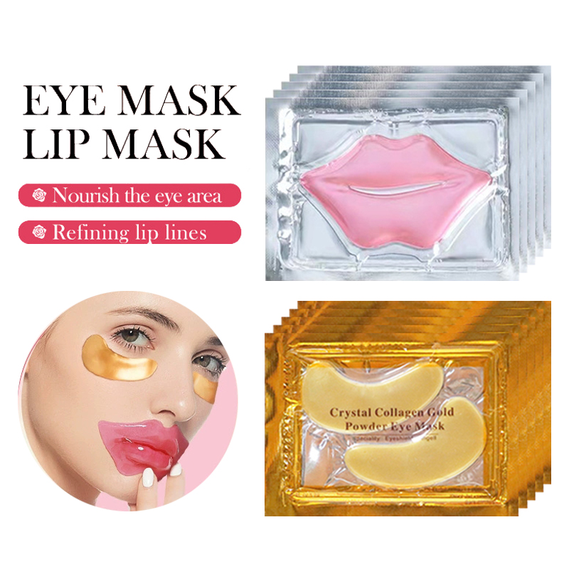 10/20pcs Golden Crystal Collag - đánh giá và giá Skincare Pink