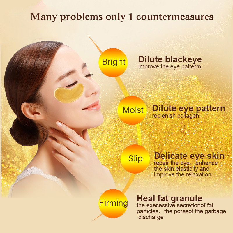 10/20pcs Golden Crystal Collag - đánh giá và giá Skincare Pink