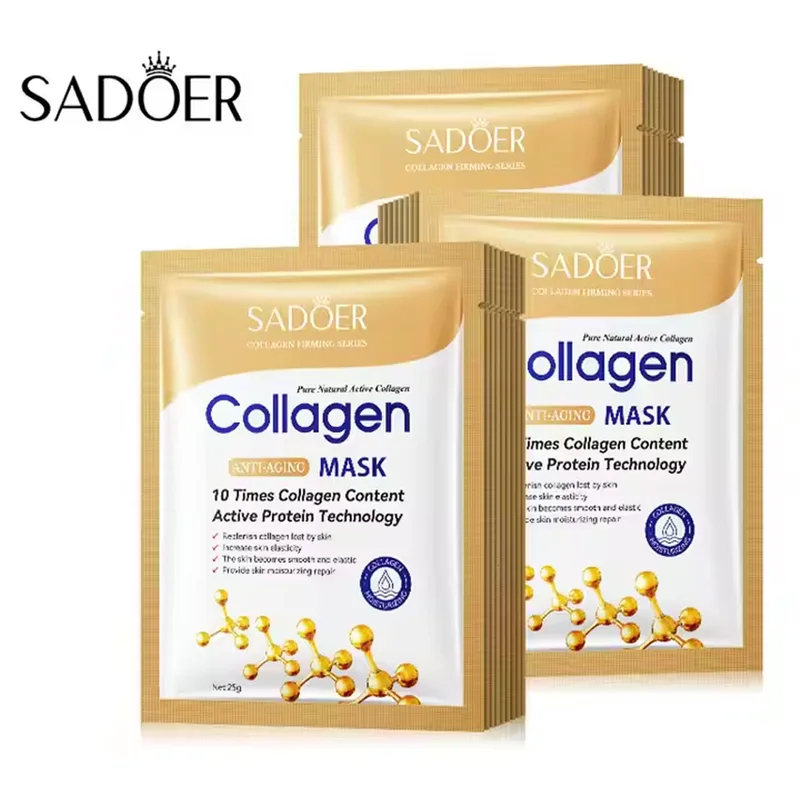 50/30/20/10pcs SADOER Collagen - đánh giá và giá Collagen Sheet Mask