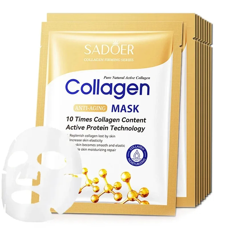 50/30/20/10pcs SADOER Collagen - đánh giá và giá Collagen Sheet Mask