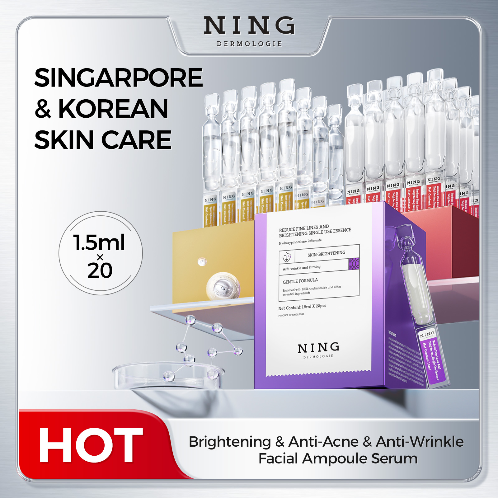Face Ampoule Essence|Brighteni - đánh giá và giá Niacinamide Brightening Serum