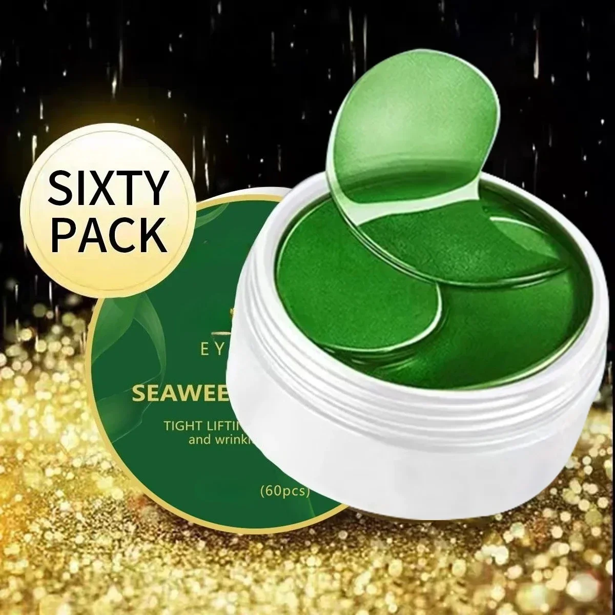 60pcs seaweed hyaluronic acid  - đánh giá và giá Collagen Sheet Mask