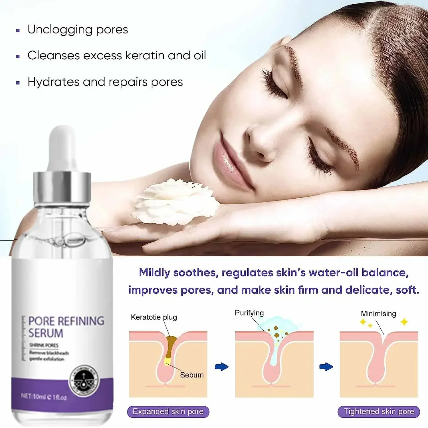 3nd Skin Texture | Pore Refini - đánh giá và giá Niacinamide Brightening Serum