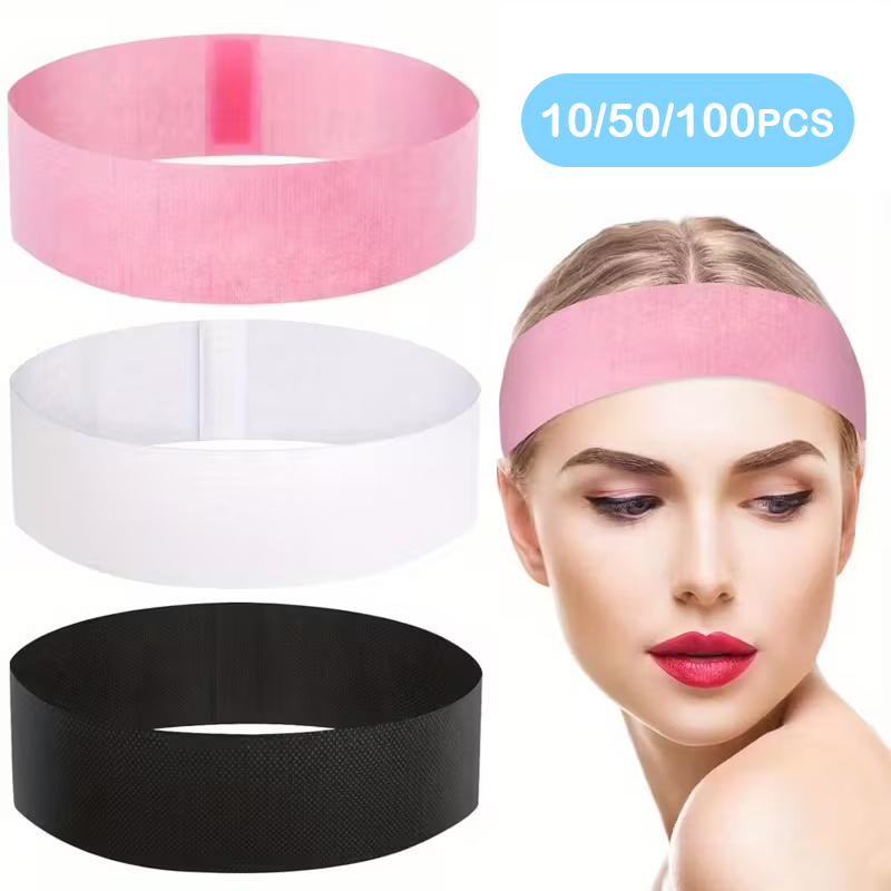10/50/100pcs Disposable Headba - đánh giá và giá Skincare Pink