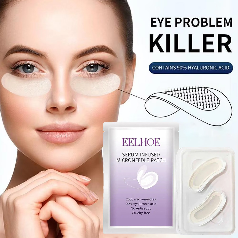 1 Pair Micro-needle Eye Patch  - đánh giá và giá Collagen Sheet Mask