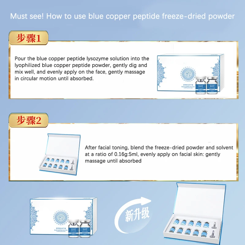 High Purity 98% Blue Copper Pe - đánh giá và giá Centella Asiatica Toner