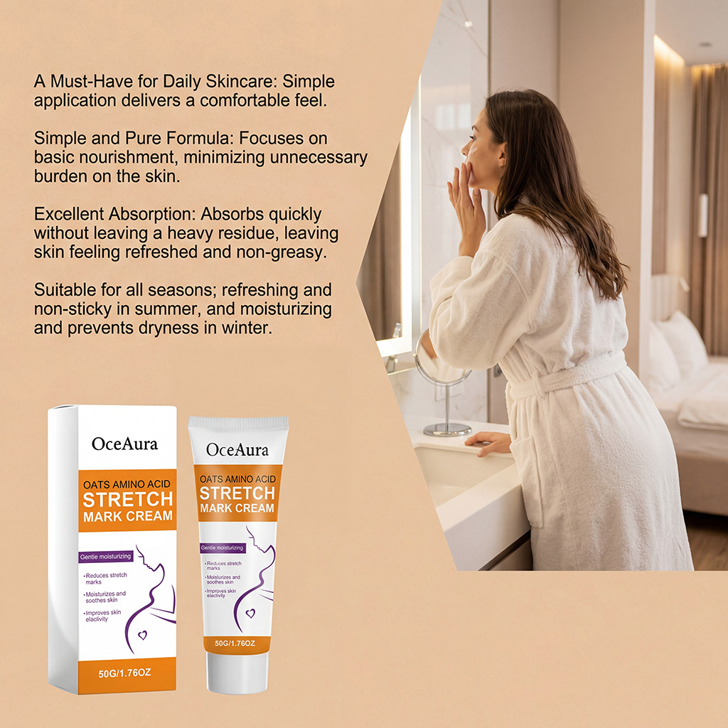 Stretch Marks Body Cream Light - đánh giá và giá Skincare Oat